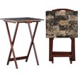 Pemberly Row Faux Marble Set in Brown
