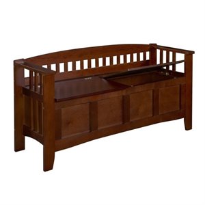Pemberly Row Storage Short Split Seat Storage in..