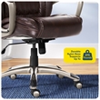 Pemberly Row Traditional Faux Leather Executive Office Chair in Brown