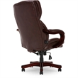 Pemberly Row Traditional Faux Leather Executive Office Chair in Brown