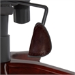 Pemberly Row Traditional Faux Leather Executive Office Chair in Brown