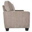 Pemberly Row Modern Fabric Loveseat in Flagstone Beige