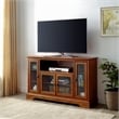 Pemberly Row Rustic Wood Highboy Style Wood TV Stand for TVs up to 52
