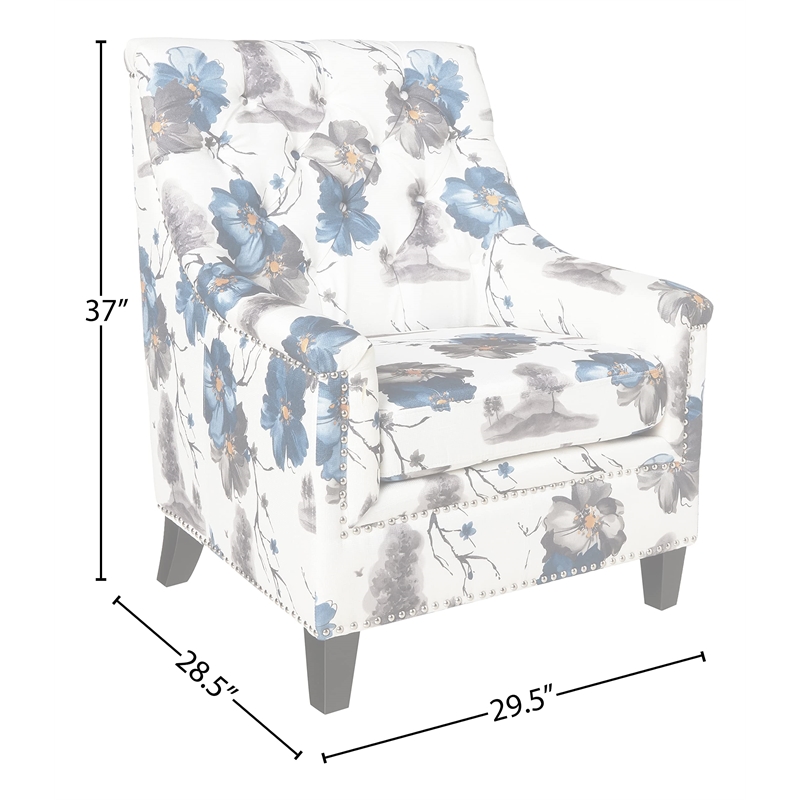 Pemberly Row Contemporary Vinyl Upholstered Barrel Club Chair in Black