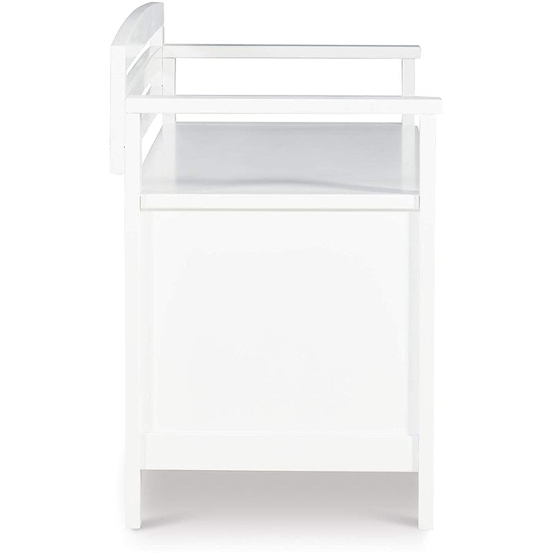 Pemberly Row Storage Bench in White