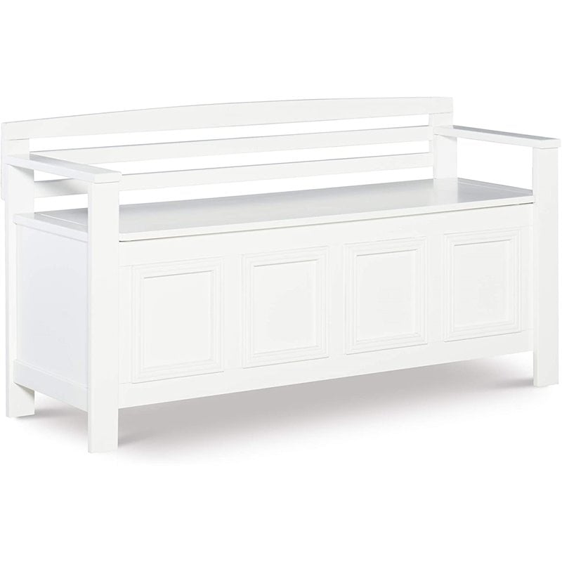Pemberly Row Storage Bench in White