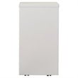Pemberly Row 3 Drawers Vertical White Metal Filing Cabinet Pre-assembled
