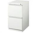 Pemberly Row 2 Drawers Vertical White Metal Filing Cabinet Pre-assembled