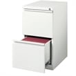 Pemberly Row 2 Drawers Vertical White Metal Filing Cabinet Pre-assembled