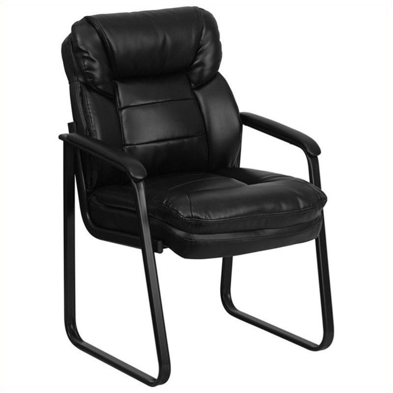 Pemberly Row Executive Side Office Guest Chair in Black Cymax Business