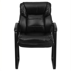 pemberly row executive side office guest chair in black