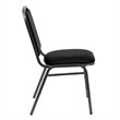 Pemberly Row Banquet Stacking Chair in Black