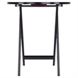Pemberly Row 5-Piece Transitional Solid Wood TV Table Set in Espresso