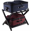 Pemberley Row Solid Wood Dark Espresso Luggage Rack Foldable 26.54