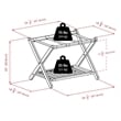 Pemberley Row Solid Wood Dark Espresso Luggage Rack Foldable 26.54