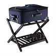 Pemberley Row Solid Wood Dark Espresso Luggage Rack Foldable 26.54