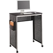 Pemberly Row Standing Desk Workstation in Black