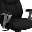 Pemberly Row Contemporary Fabric Tall Office Chair with Arms in Black