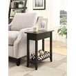 Pemberly Row Flip Top End Table - Black