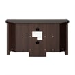 Pemberly Row Transitional Wood Corner TV Stand for TVs up to 44