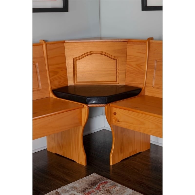 Pemberly Row 4-Piece Transitional Fabric Cushion Set in Black