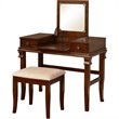 Pemberly Row Vanity Set in Walnut (2 Pieces)