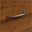 Pemberly Row 2 Doors Wood Armoire with Drawer in Washington Cherry
