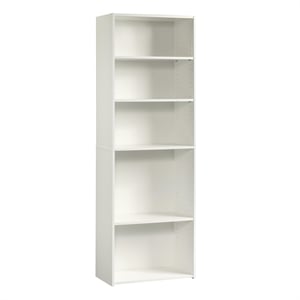 Pemberly Row 5 Shelf Bookcase in Soft White