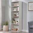 Pemberly Row 5 Shelf Bookcase in Soft White