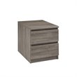 Pemberly Row 2 Drawer Nightstand in Truffle Gray
