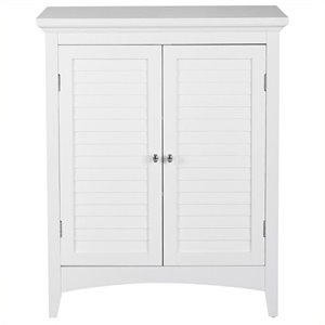pemberly row 2-door floor cabinet in white