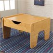 Pemberly Row Activity Play Table in Gray and Natural Finish