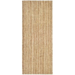 pemberly row natural area rug - runner 2' x 6'