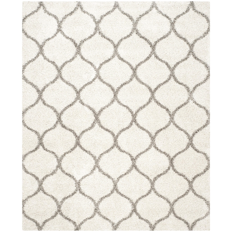 Pemberly Row Ivory Shag Rug - 8' x 10'