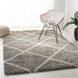 Pemberly Row Grey Shag Rug - 8' x 10'