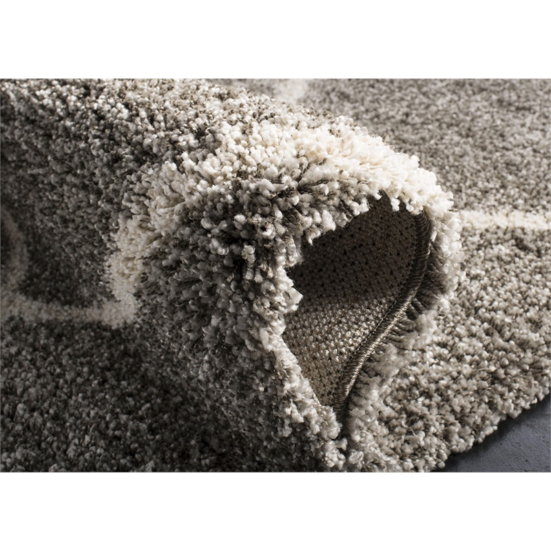 Pemberly Row Grey Shag Rug - 8' x 10'