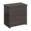 Pemberly Row 2 Drawer File Cabinet in Heather Gray