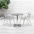 Pemberly Row Aluminum Round Bistro Table