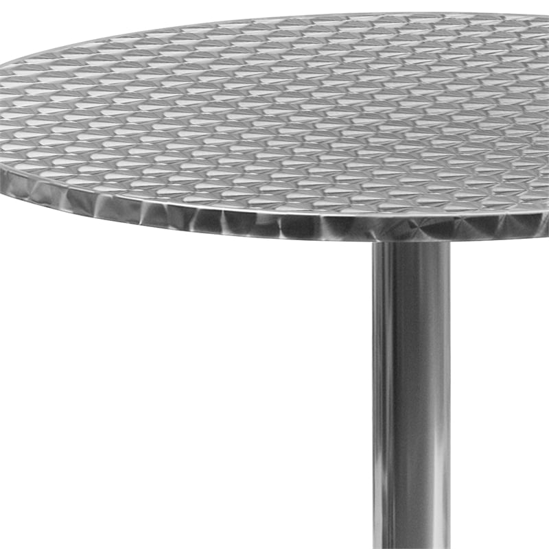 Pemberly Row Aluminum Round Bistro Table