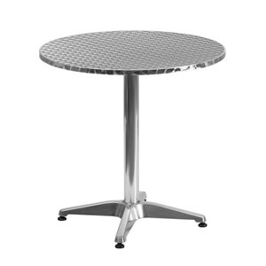 pemberly row aluminum round bistro table