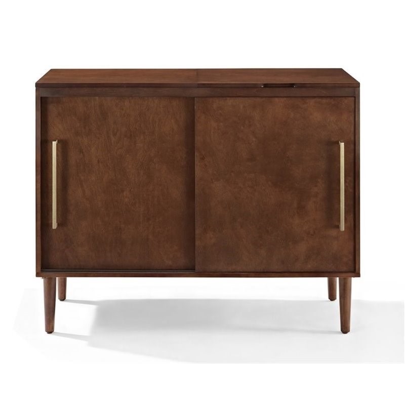 Pemberly Row Media Console in Mahogany