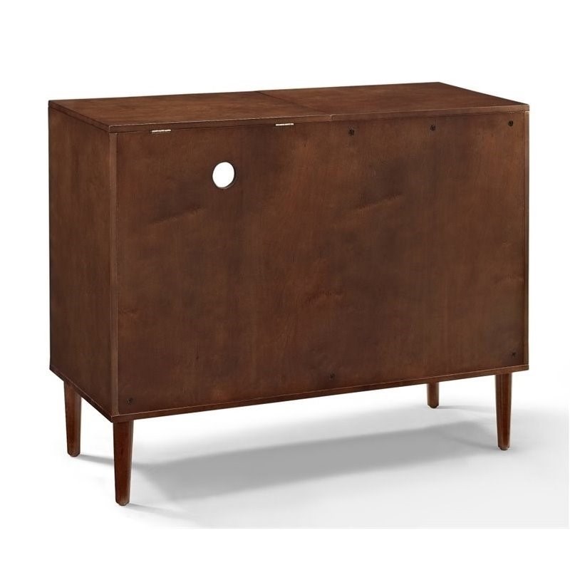 Pemberly Row Media Console in Mahogany