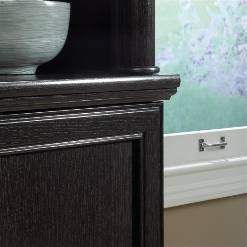 Pemberley Row Engineered Wood Wind Oak Bookcase Rectangular Adjustable Shelves 71.9