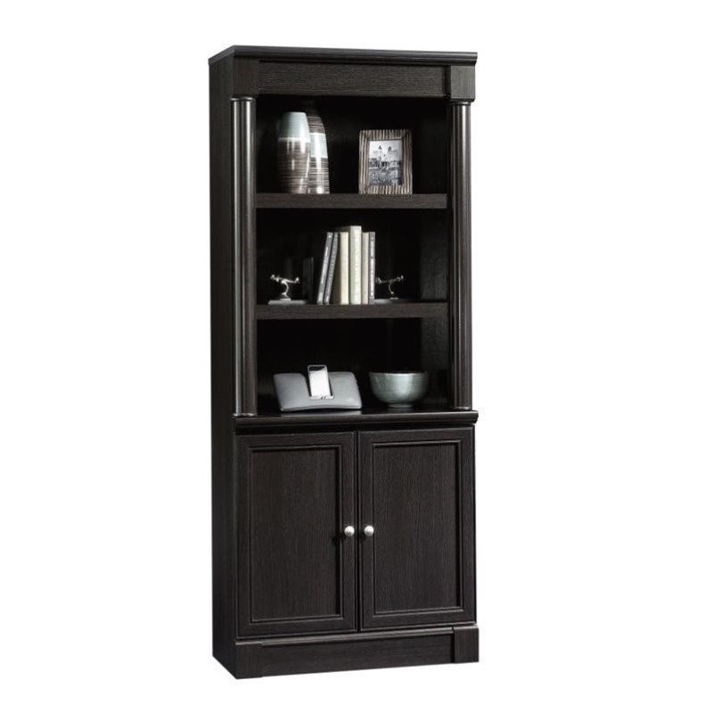 Pemberley Row Engineered Wood Wind Oak Bookcase Rectangular Adjustable Shelves 71.9