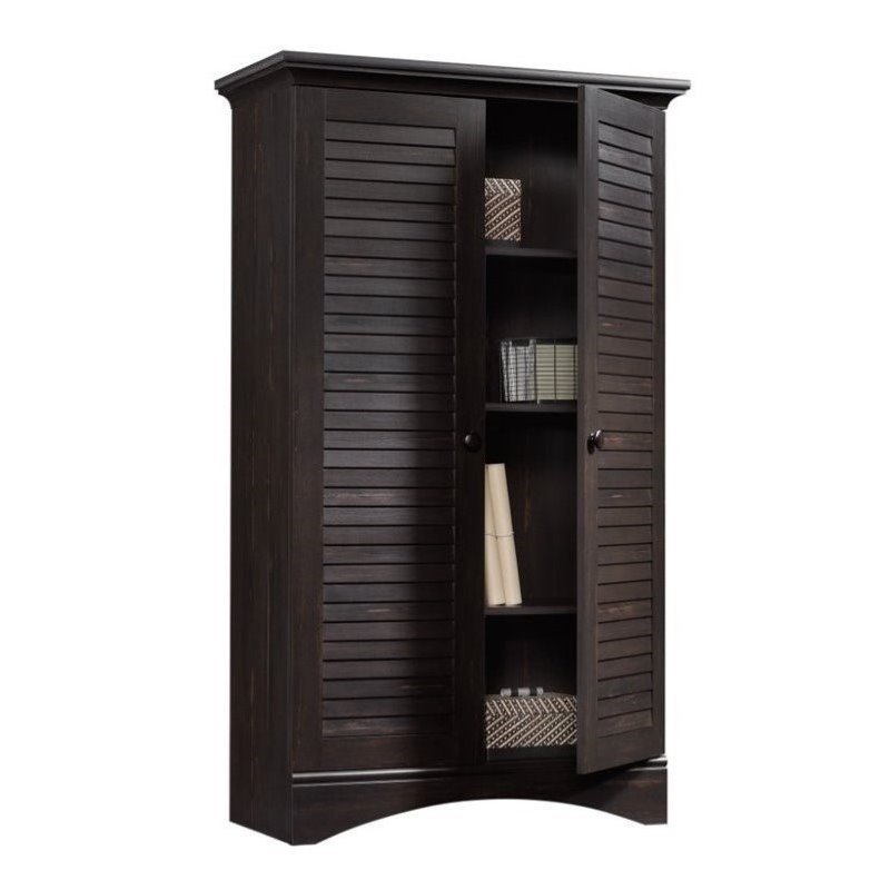 Pemberly Row Storage in Antique Brown Cymax Business