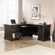 Pemberly Row L-Shaped Contemporary Engineered Wood Computer Desk in Wind Oak