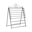 Pemberly Row Easel Wall Mount Craft Storage Rack in Black
