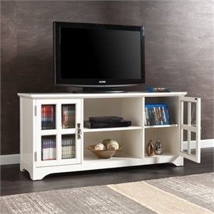 Pemberly Row 52&quot TV Media Stand in White