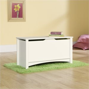 pemberly row storage chest in soft white