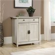 Pemberly Row Modern 2-Door Engineered Wood Chest in Chalked Chestnut